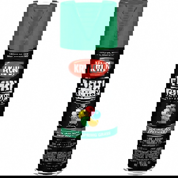 Acrylic Enamel Spray Paint: Spring Grass, Gloss, 12 oz